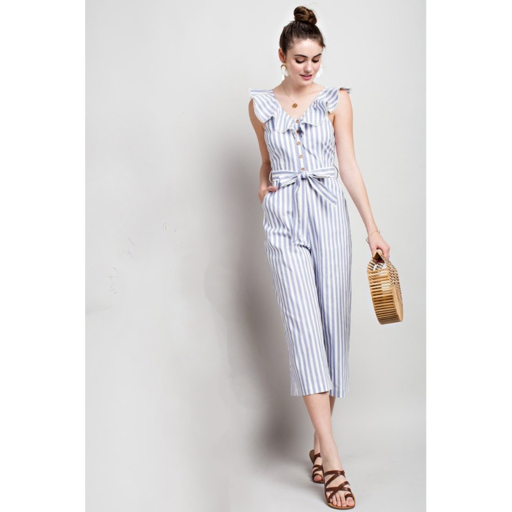 Striped Jumpsuit